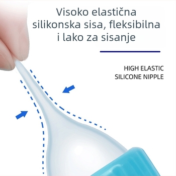 Nonich plastična bočica za hranjenje mačića s otporom na ugriz bradavicom