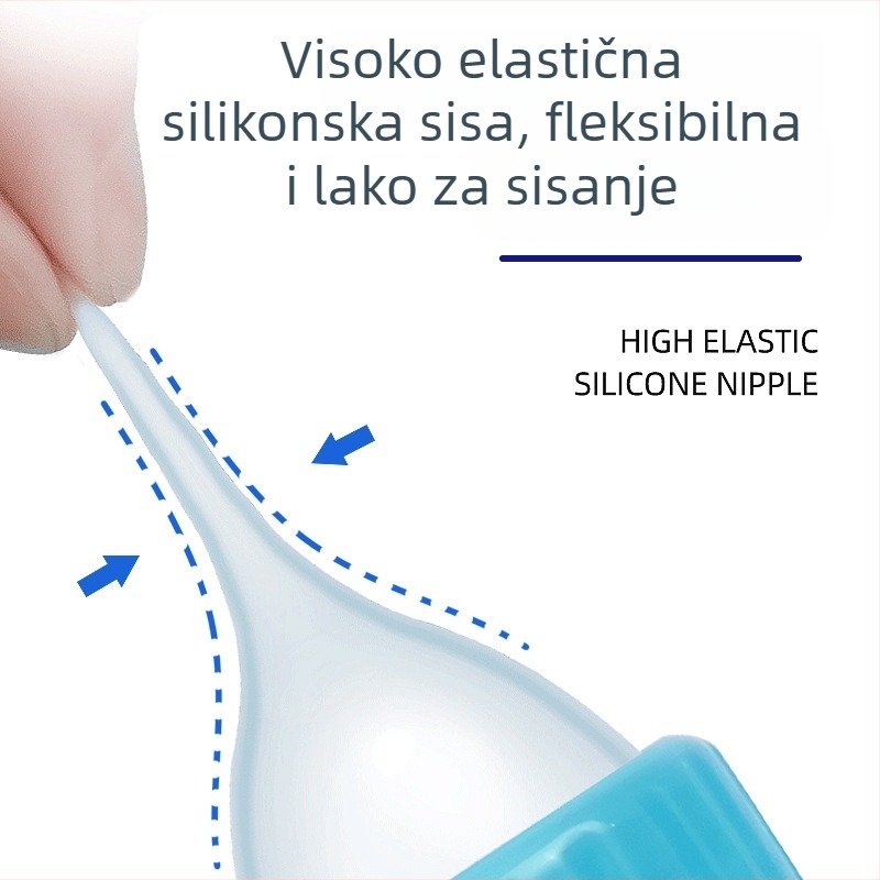 Nonich plastična bočica za hranjenje mačića s otporom na ugriz bradavicom