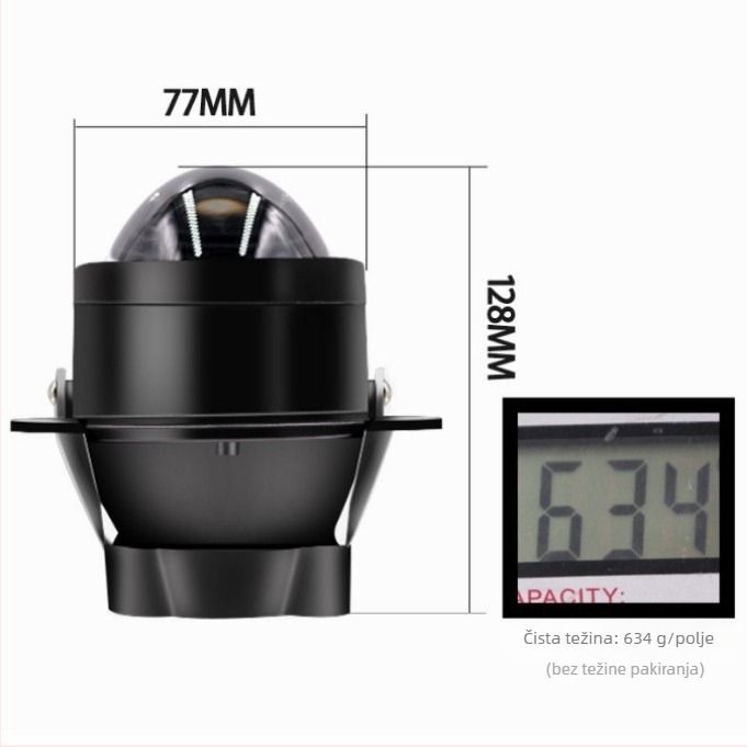 LED maglenka J2 niski snop, 55W, 9-16V, 12000LM