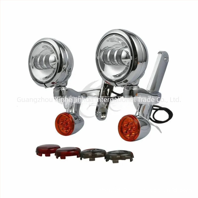 XHJH LED držač svjetla za maglu za Harley‑Davidson Road King/Big Glide – držač žmigavaca (1994–2024)