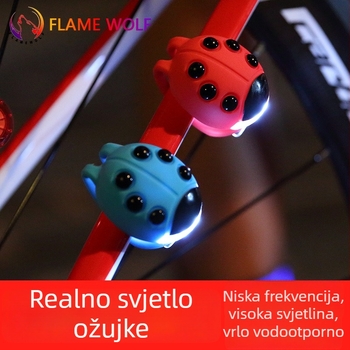 Fire Wolf LED prednje i stražnje svjetlo za dječji balans skuter — nije uvezeno, bez prilagodbi