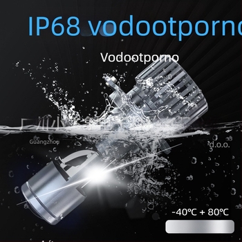P6 LED prednje svjetlo za H4 s integriranim visokim/niskim snopom – 31W, 12V, 3000LM, IP68