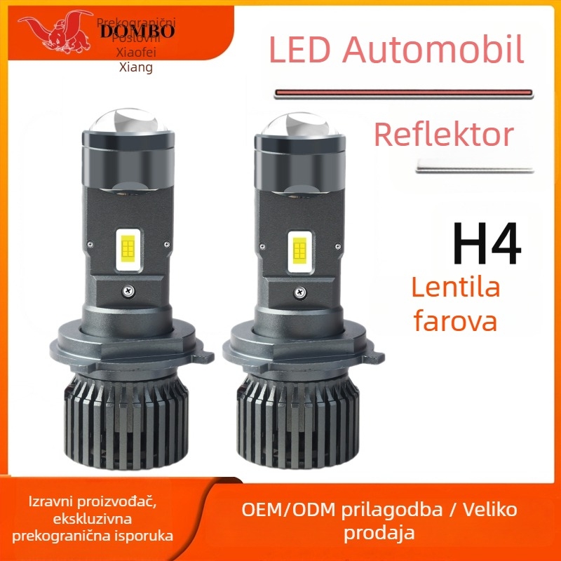 P6 LED prednje svjetlo za H4 s integriranim visokim/niskim snopom – 31W, 12V, 3000LM, IP68