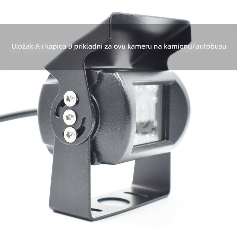 HXQ-BRACKET01 nosač kamere za stražnje gledanje za autobuse, kamione i kombajne – 24V napajanje, 180° podešavanje, IP67 vodootpornost