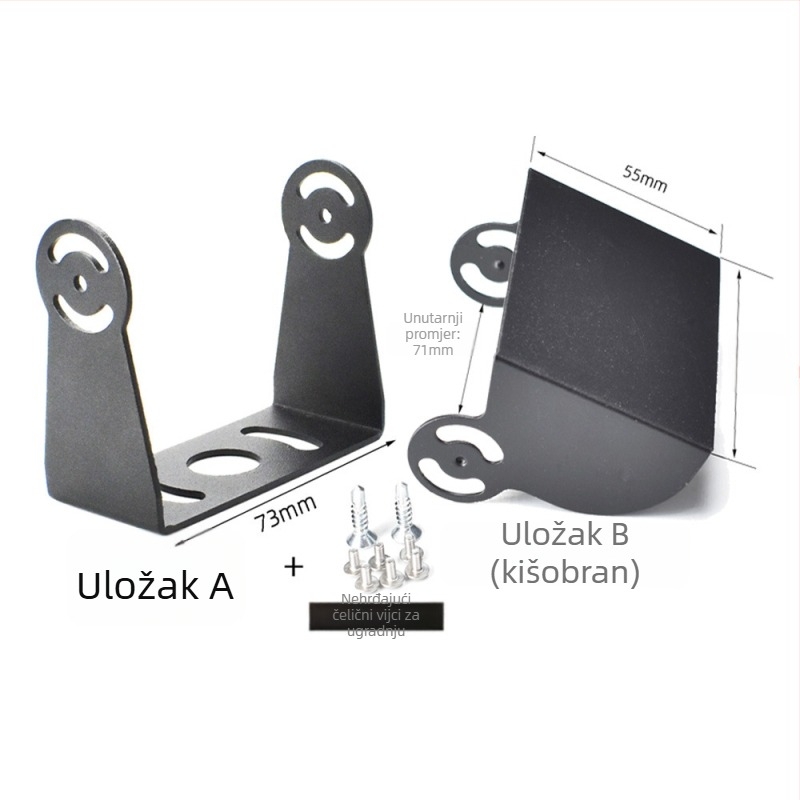 HXQ-BRACKET01 nosač kamere za stražnje gledanje za autobuse, kamione i kombajne – 24V napajanje, 180° podešavanje, IP67 vodootpornost