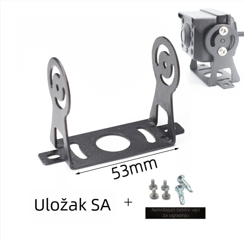 HXQ-BRACKET01 nosač kamere za stražnje gledanje za autobuse, kamione i kombajne – 24V napajanje, 180° podešavanje, IP67 vodootpornost