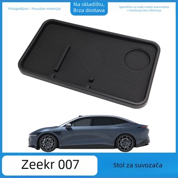 ZEEKR 007 suvozački mali stol u automobilu - ABS materijal, dodatak za interijer vozila, model Jixin 007, mogućnost prilagodbe