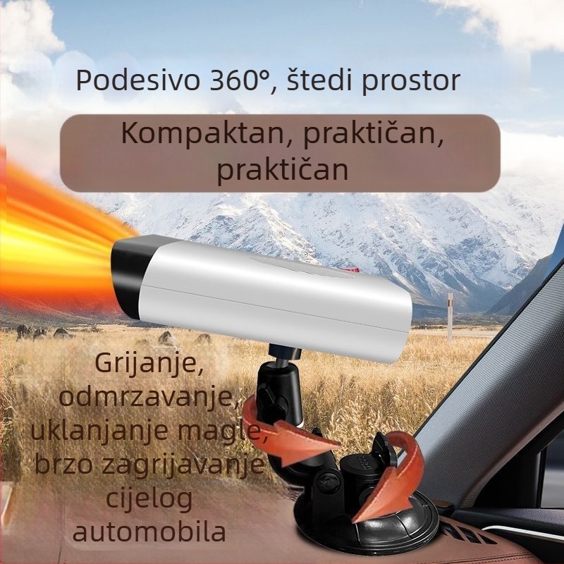 Električni grijač vozila, defroster za tricikle i četverokotače, grijanje, odmrzavanje i odmagljivanje