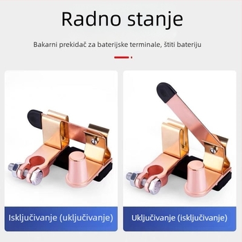 Japanskom stilu prekidač za isključivanje baterije automobila, s malom glavom, malim terminalom, zaštita od curenja