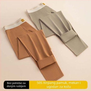 Muške termalne hlače od pamuka s antistatickim i antibakterijskim svojstvima, jednodjelne, 95–100% pamuka