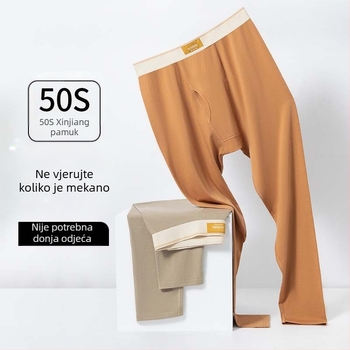 Muške termalne hlače od pamuka s antistatickim i antibakterijskim svojstvima, jednodjelne, 95–100% pamuka