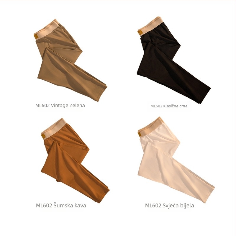 Muške termalne hlače od pamuka s antistatickim i antibakterijskim svojstvima, jednodjelne, 95–100% pamuka