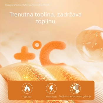 Ženski termalni top s francuskom čipkom i umetnim jastučićima za grudi, jesensko–zimska osnovna majica koja se može nositi i kao vanjski komad