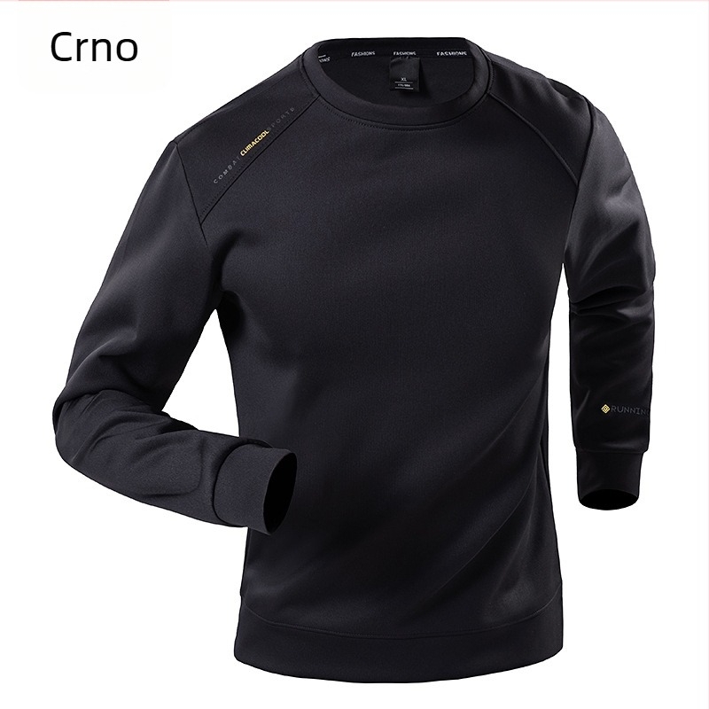 Muški sweatshirt s okruglim izrezom, dugim rukavima, slobodan kroj, poliesterska smjesa
