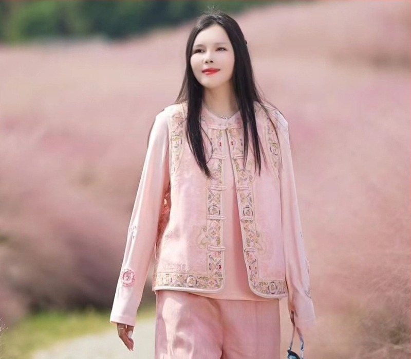 Ženska pamučna vest s punjenjem od pamuka, okrugli ovratnik, jednoradno kopčanje, kineski stil retro