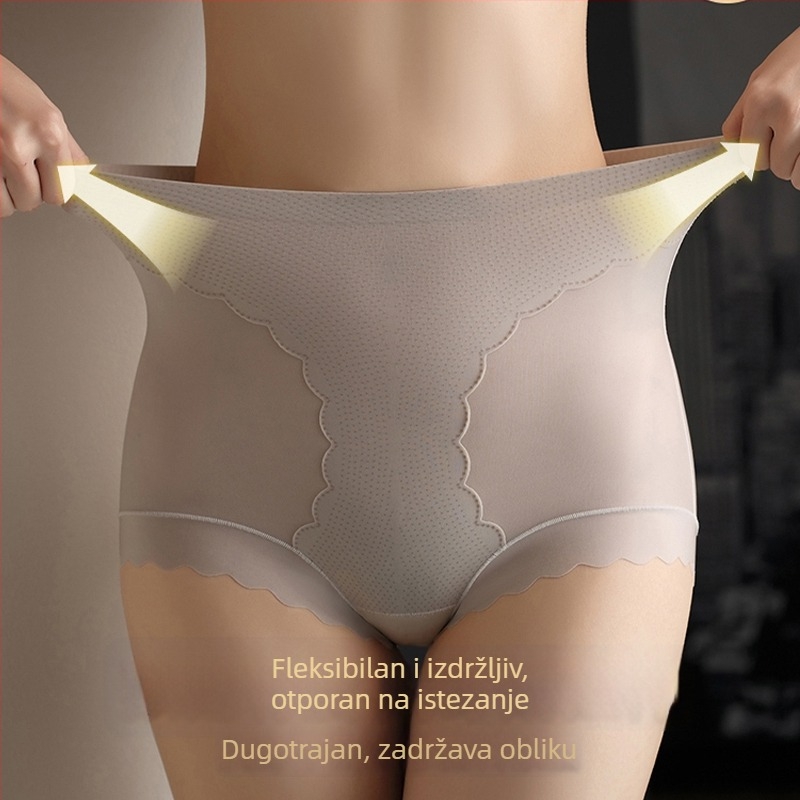 Donje rublje shapewear za kontrolu trbuha, visokim strukom, podizanje stražnjice, bezšivne, dišuće, najlon-spandeks