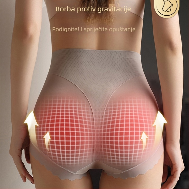 Donje rublje shapewear za kontrolu trbuha, visokim strukom, podizanje stražnjice, bezšivne, dišuće, najlon-spandeks