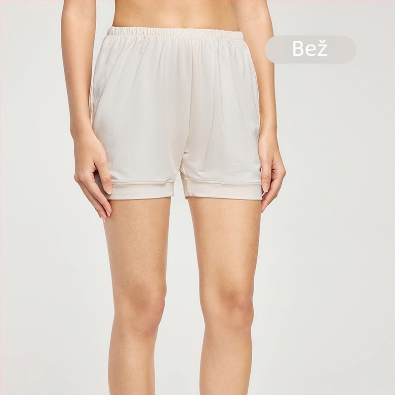 Ženske Iyengar joga šorceve - Anti-Exposure, 40-count twill pamuk, 94% pamuk 6% elastan, Anyang karirano