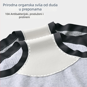Nove ženske pamuk bokserice s visokim strukom, antibakterijske, bezšivne, produženo pokrivanje, velike veličine