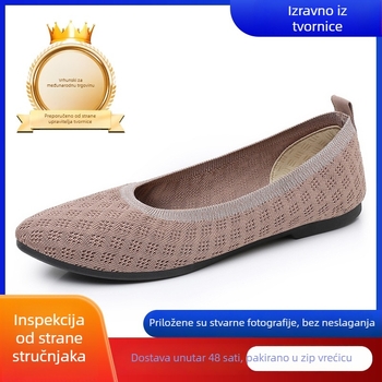 Ženske slip-on tenisice, prozračne, nizak gornji dio, EVA uložak, PVC potplat