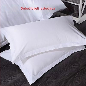 Jastućnica s satenskom tkaninom, poliester-bamvna smjesa, reakcijsko bojanje, moderni minimalistički stil