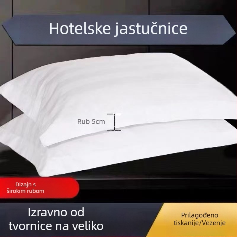 Jastućnica s satenskom tkaninom, poliester-bamvna smjesa, reakcijsko bojanje, moderni minimalistički stil