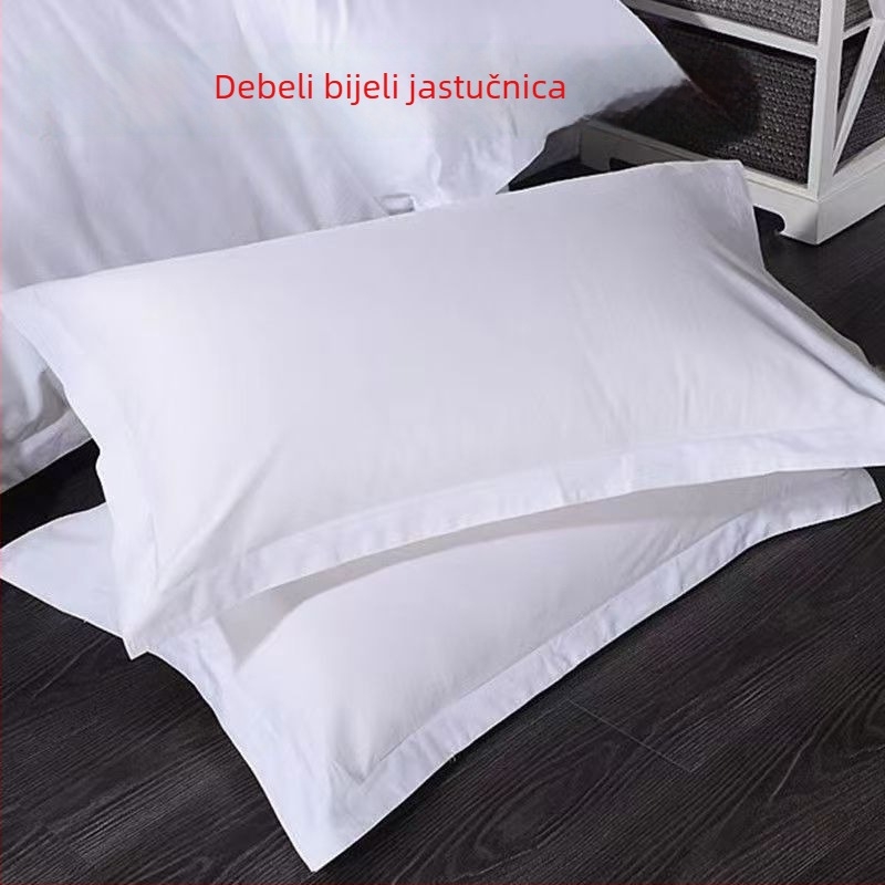 Jastućnica s satenskom tkaninom, poliester-bamvna smjesa, reakcijsko bojanje, moderni minimalistički stil