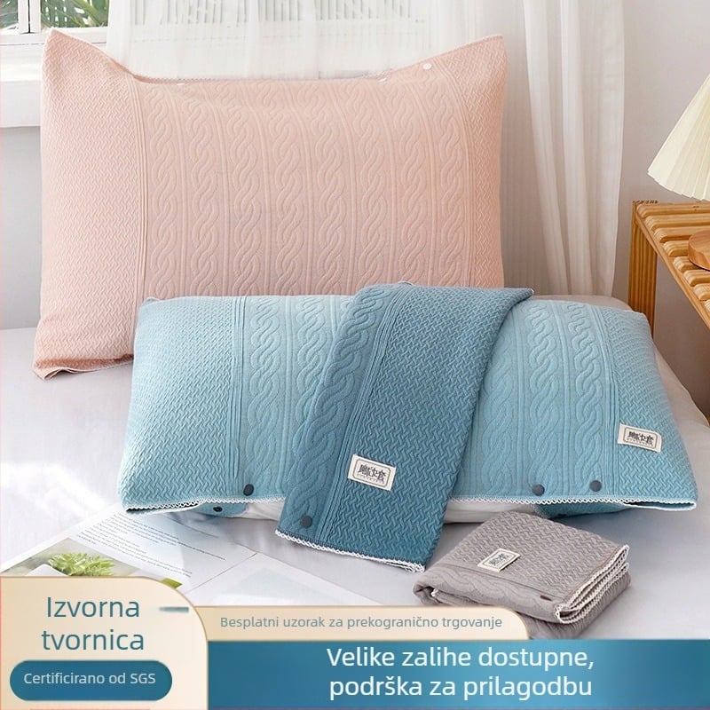 Jastučnica od 100% pamuka, Jacquard i jednostavno tkanje, 40s tkanina, reaktivni ispis i bojanje, prilagođena obrada