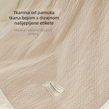 2-u-1 jastučnica i deka od 100% pamuka, sklopiva za auto, ured i odmor