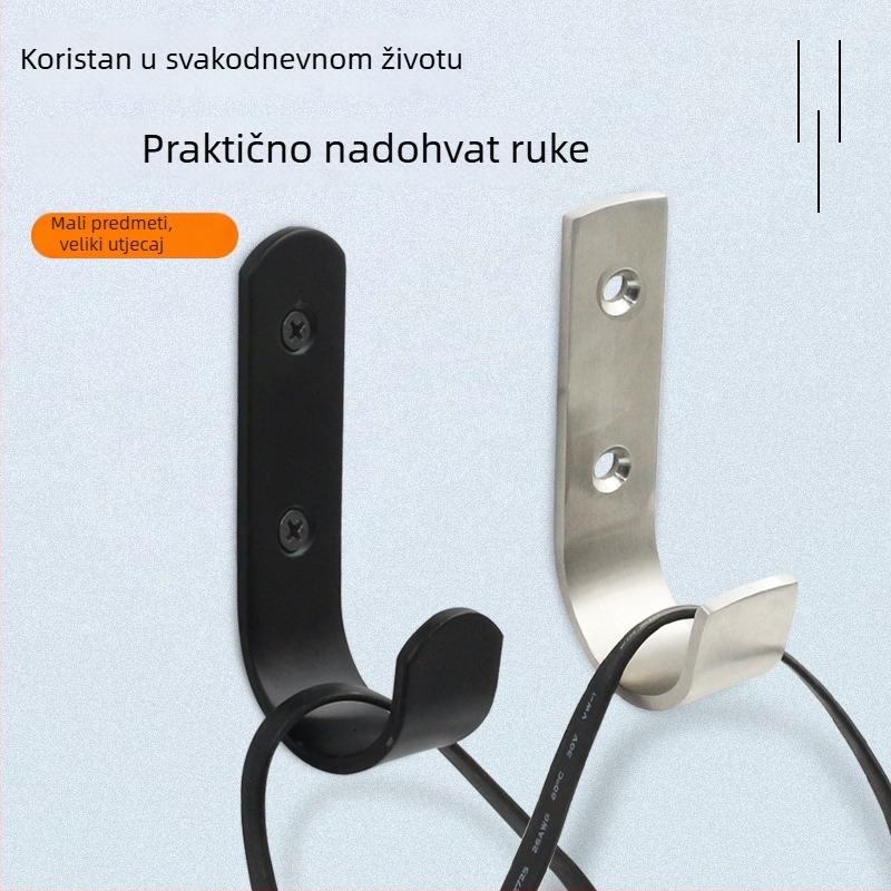 Kuka od nehrđajućeg čelika za kupaonicu i kuhinju – jednostavna kuka, moderni minimalistički stil