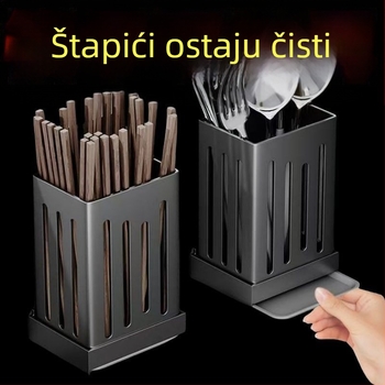 Zidna posuda za odvod kuhinjskih pribora, PP materijal, model 111000223