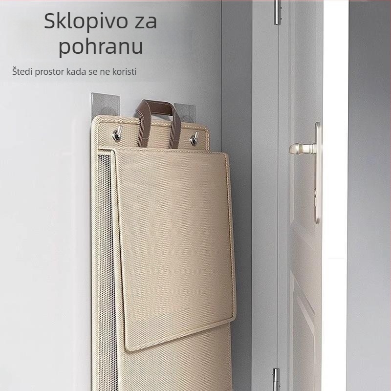 Koš za prljavo rublje - velik kapacitet, sklopiv, zidni kupaonski organizator, moderan minimalistički dizajn