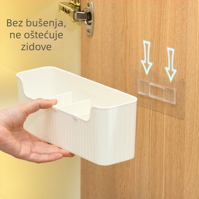 Zidna kutija za skladištenje, ušteda prostora, PP plastika, model 3006/3007