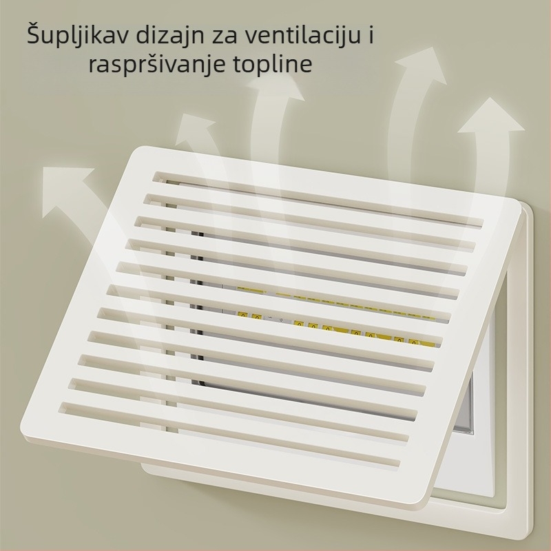 Dekorativna slika za kutiju mjernog elektromjera — u okviru, okvir i jezgra od drvo-plastične ploče, jedan par okvira, moderan minimalistički stil