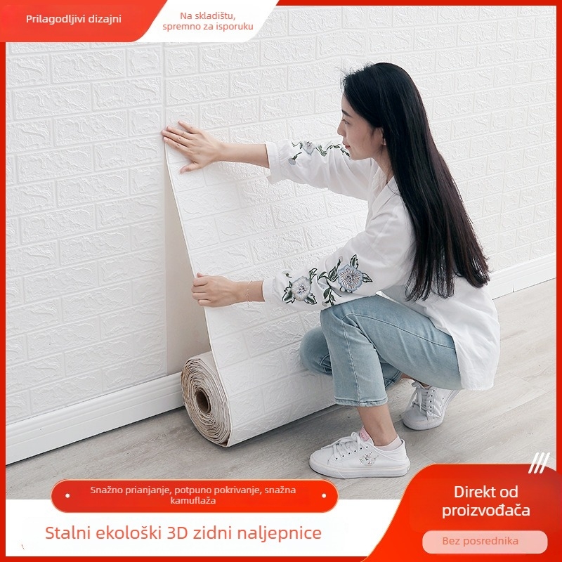 3D vodootporna zidna naljepnica za dekoraciju; materijal: XPE pjena; obrasci: noćno nebo, crtani likovi, slatke životinje; 1 komad; pogodna za dnevni boravak, spavaću sobu, ured