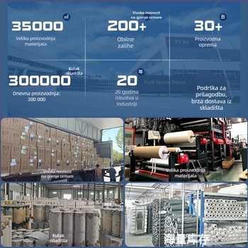 PVC zidni omotač — vodootporna, samoljepljiva, sastav: PVC izvorni film + sloj samolijepljiv + papir za otpuštanje; Brand Fudi