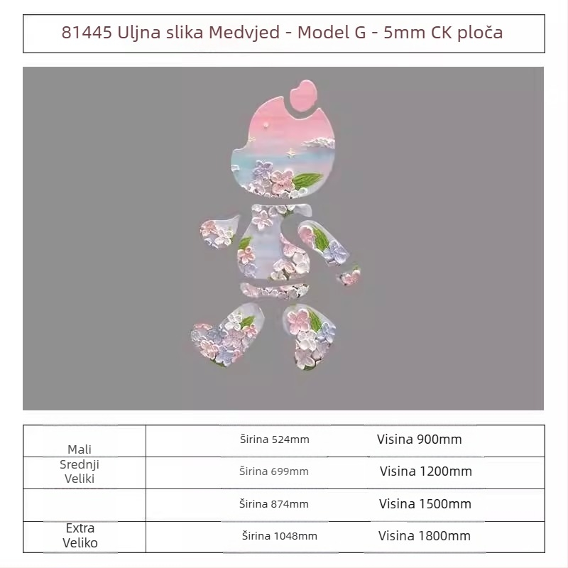 Naljepnica za zid, PVC materijal, 5+ komada, dekorativni dizajn, moderan trodimenzionalni stil