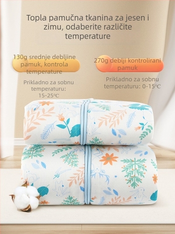 Xikati dječja vreća za spavanje, debeli za zimu i jesen, četiri sezone uporabe, stalna temperatura, odvojivi rukavi, karikatura uzorak