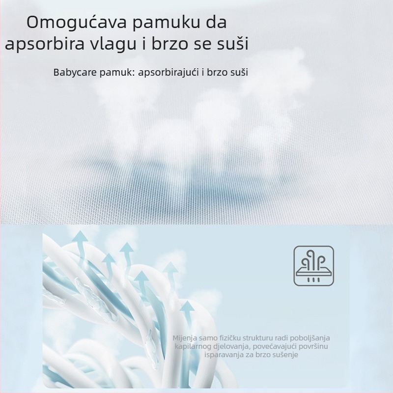 Dječja dvostruko slojevita spavaća vreća od pamuka, punjenje od čistog pamuka, s crtežom crtani film i odvojenim nogama, pogodna za zimu, proljeće i jesen