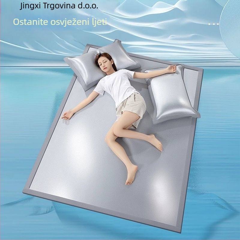 Ice Silk Mat 3-dijelni set za ljetni dom – siguran za bebe, Scenery brend, model 2025