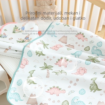 Mat od bambusovih vlakana za novorođenčad, hlađenje, mek, ljeto, za djecu do 1 godine