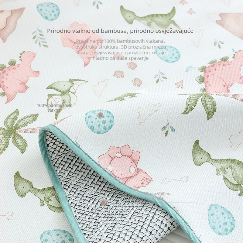 Mat od bambusovih vlakana za novorođenčad, hlađenje, mek, ljeto, za djecu do 1 godine