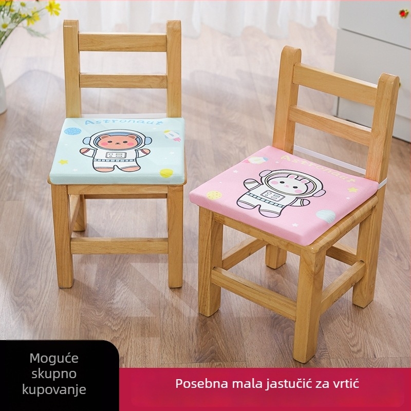 Dječji jastuk za sjedenje u cartoon stilu – Ice Silk materijal, punilo od pjene, debljina 2 cm