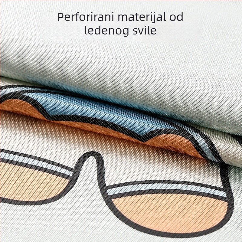 Dječji jastuk za sjedenje u cartoon stilu – Ice Silk materijal, punilo od pjene, debljina 2 cm