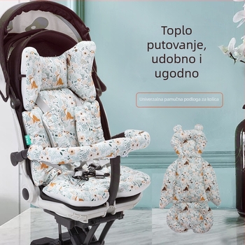 Nan baby jastučić za sjedenje u kolici, univerzalan za seriju V5/V8/X6, četiri sezone, topla podstava, pamuk + poliester vlakna, za djecu 0–1 godina