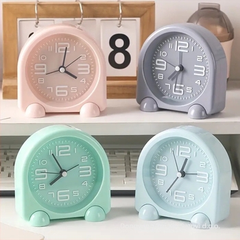 Alarmni sat s crtanim dizajnom, jednostrani zaslon, elektronički mehanizam, napajanje baterijama, plastično kućište