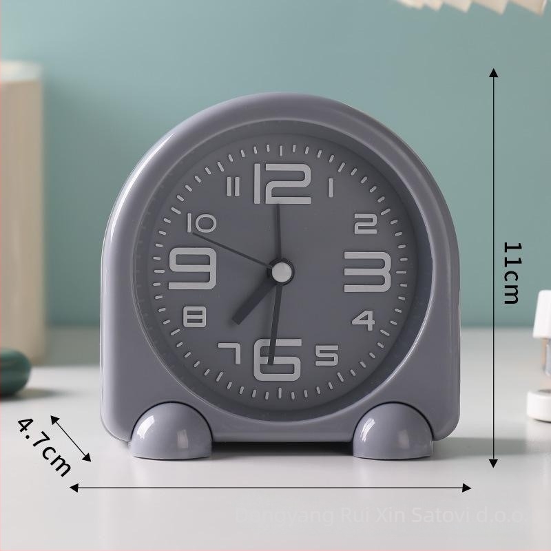 Alarmni sat s crtanim dizajnom, jednostrani zaslon, elektronički mehanizam, napajanje baterijama, plastično kućište