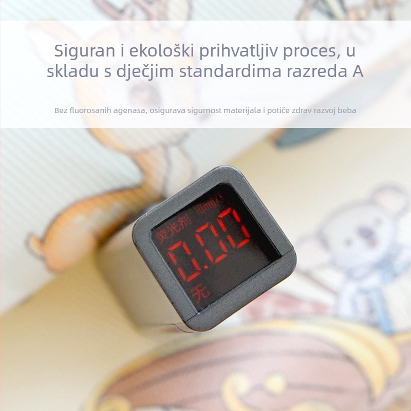 Mat za sjedalo kolica i dječjeg stolca - upija znoj, prozračan (Materijali: 100% poliester vlakna u warp smjeru + 100% celuloza u weft smjeru; Dob: 0–2 godine; Namjena: za kolica i dječji stolac)