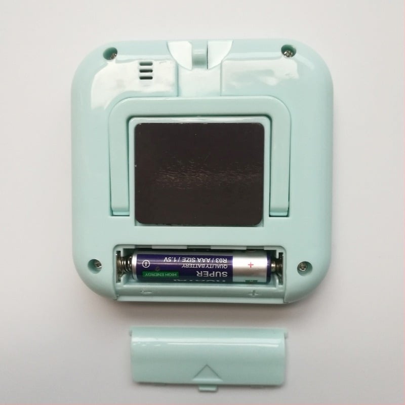 BK752 elektronički kuhinjski timer s LCD zaslonom, kvadratni oblik, plastično kućište, napajanje baterijom, elektronički pogon (LCD zaslon; elektronički pogon; plastično kućište; baterijsko napajanje; kvadratni oblik)