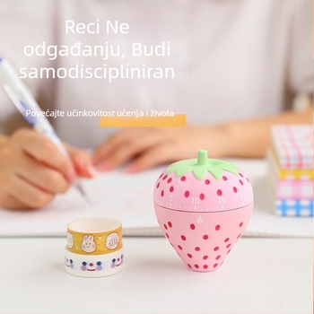 Studentski tajmer i kuhinjski odbrojivač - mehanički timer, LED zaslon i analogni brojčanik, vanjsko napajanje